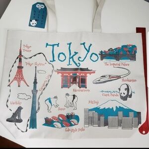 Tokyo travel tote bag